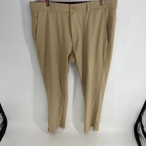 Johnston & Murphy Tan Khaki Golf Sport Trouser Pant Mens 36W 30L